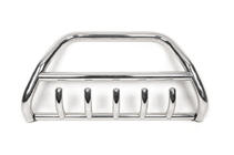 Toyota Land Cruiser Prado 120 2002-2009 Defensa delantera baja WT003 (acero inoxidable) foto 6
