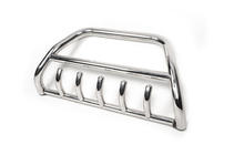 Toyota Land Cruiser Prado 120 2002-2009 Defensa delantera baja WT003 (acero inoxidable) foto 2