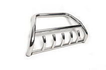Toyota Land Cruiser Prado 120 2002-2009 Defensa delantera baja WT003 (acero inoxidable) foto 5