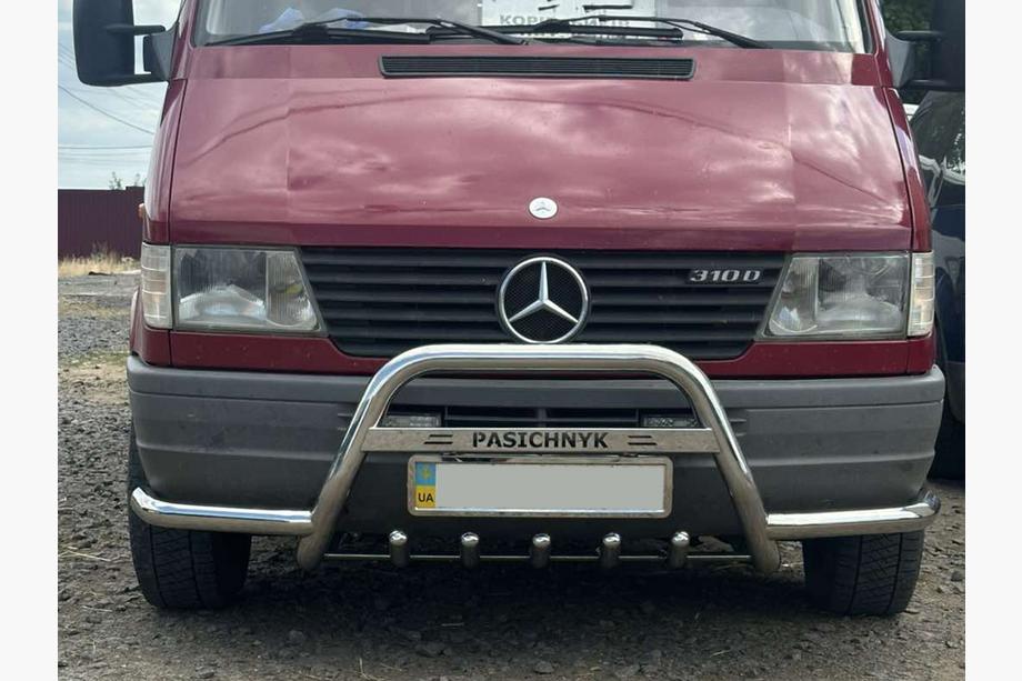 Mercedes Sprinter W901/902/903/904/905 1995–2006 Defensa delantera Exclusive (acero inoxidable) Foto 5