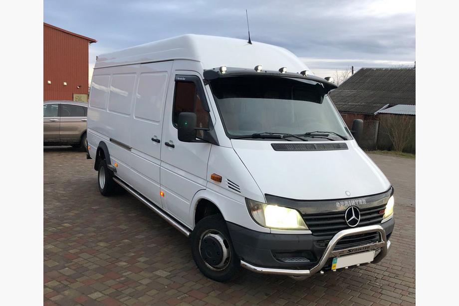 Mercedes Sprinter W901/902/903/904/905 1995–2006 Defensa delantera Exclusive (acero inoxidable) Foto 3