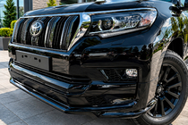 Toyota Land Cruiser Prado 150 2009-2023 Labio de parachoques delantero Executive (para 2017+) foto 3