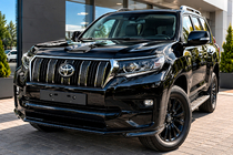 Toyota Land Cruiser Prado 150 2009-2023 Labio de parachoques delantero Executive (para 2017+) foto 1