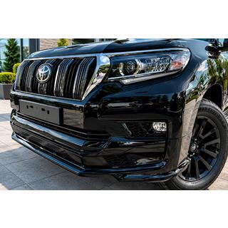 Labio de parachoques delantero Executive (para 2017+) Toyota Land Cruiser Prado 150 2009-2023 foto 3
