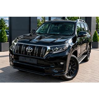 Labio de parachoques delantero Executive (para 2017+) Toyota Land Cruiser Prado 150 2009-2023 foto 4