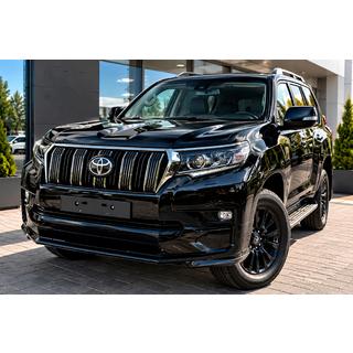 Labio de parachoques delantero Executive (para 2017+) Toyota Land Cruiser Prado 150 2009-2023 foto 1
