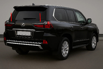 Lexus LX570/450d 2008-2022 Cubiertas Cromadas para Luces Traseras BlackEdition (para 2016+) foto 1