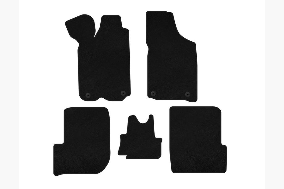 Audi 100 C3 1988-1991 Alfombrillas textiles Classic (1982-1991, Avant, Negro) Image