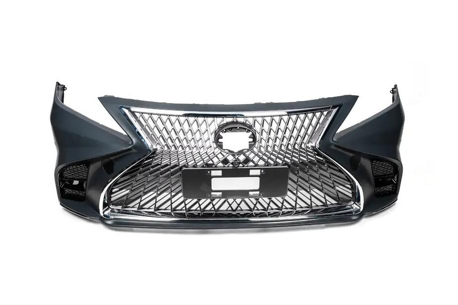 Toyota Camry 2017–2023 Parachoques delantero Lexus LS estilo completo Foto 4