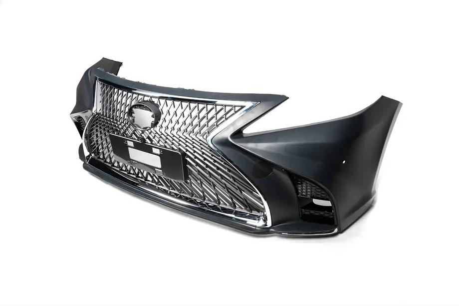 Toyota Camry 2017–2023 Parachoques delantero Lexus LS estilo completo Foto 2