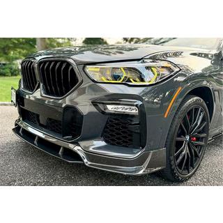 Labio Delantero Parachoques Carbono V1 (para M-Sport, 2018-2022) BMW X6 G06 2019–2027 foto 1
