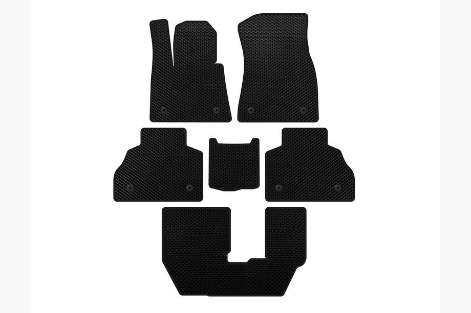 BMW X7 G07 2019- Alfombrillas EVA (3 Filas, Negro) Image