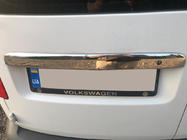 Volkswagen Caddy 2004-2010 Moldura cromada sobre la matrícula (2 puertas, acero inoxidable) Sin Inscripción, Carmos - Acero Turco foto 3