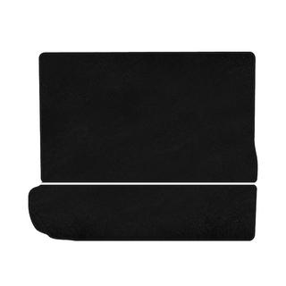 Alfombrilla de maletero textil Premium (3ª fila abatida, Negro) Citroen C-4 Picasso 2013–2022