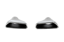 BMW Serie 5 G30/G31 2017–2023 Colas de escape M-Performance Silver (2 uds) foto 1