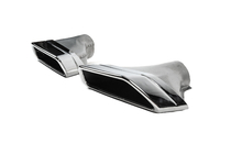 BMW Serie 5 G30/G31 2017–2023 Colas de escape M-Performance Silver (2 uds) foto 2