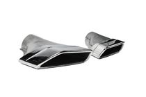 BMW Serie 5 G30/G31 2017–2023 Colas de escape M-Performance Silver (2 uds) foto 3