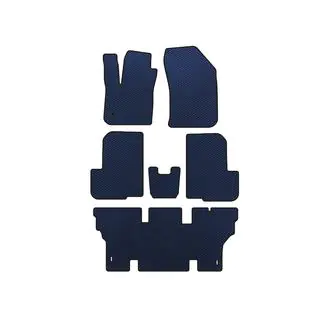 Alfombrillas EVA (3 Filas, 7 Plazas, Azul)