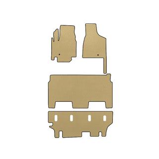 Alfombrillas EVA (2008-2020, 3 filas, 8 plazas/Acabado SXT, Beige) Dodge Grand Caravan V 2008-2020