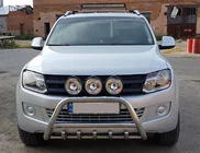 Volkswagen Amarok 2010-2022 Defensa Delantera WT003 (Acero Inoxidable) foto 5