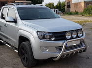 Volkswagen Amarok 2010-2022 Defensa Delantera WT003 (Acero Inoxidable) foto 7