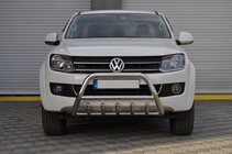Volkswagen Amarok 2010-2022 Defensa Delantera WT003 (Acero Inoxidable) foto 4