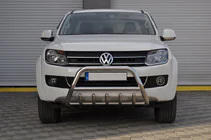 Volkswagen Amarok 2010-2022 Defensa Delantera WT003 (Acero Inoxidable) foto 4