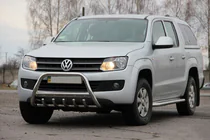 Volkswagen Amarok 2010-2022 Defensa Delantera WT003 (Acero Inoxidable) foto 3