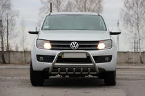 Volkswagen Amarok 2010-2022 Defensa Delantera WT003 (Acero Inoxidable) foto 2
