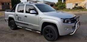 Volkswagen Amarok 2010-2022 Barras Laterales (2 uds., Acero Inoxidable) foto 12
