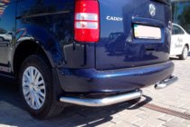 Volkswagen Caddy 2010-2015 Esquinas traseras AK003 (2 uds., acero inoxidable) foto 3