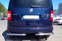 Volkswagen Caddy 2010-2015 Esquinas traseras AK003 (2 uds., acero inoxidable) foto 4