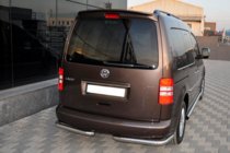 Volkswagen Caddy 2004-2010 Esquinas traseras AK003 (2 uds., acero inoxidable) foto 2