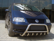 Volkswagen Sharan 1995-2010 Defensa Delantera WT003 (Acero Inoxidable) foto 1