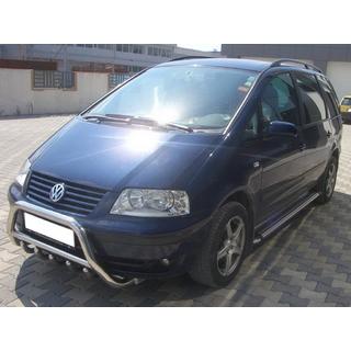 Defensa Delantera WT003 (Acero Inoxidable) Volkswagen Sharan 1995-2010 foto 2