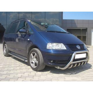 Defensa Delantera WT003 (Acero Inoxidable) Volkswagen Sharan 1995-2010 foto 3
