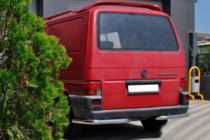 Volkswagen T4 Caravelle/Multivan 1990–2003 Esquinas traseras AK003 (2 uds., acero inoxidable) foto 3
