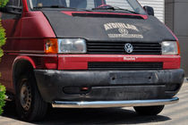 Volkswagen T4 Transporter 1990-2003 Defensa Delantera ST008 (Acero Inoxidable) foto 2