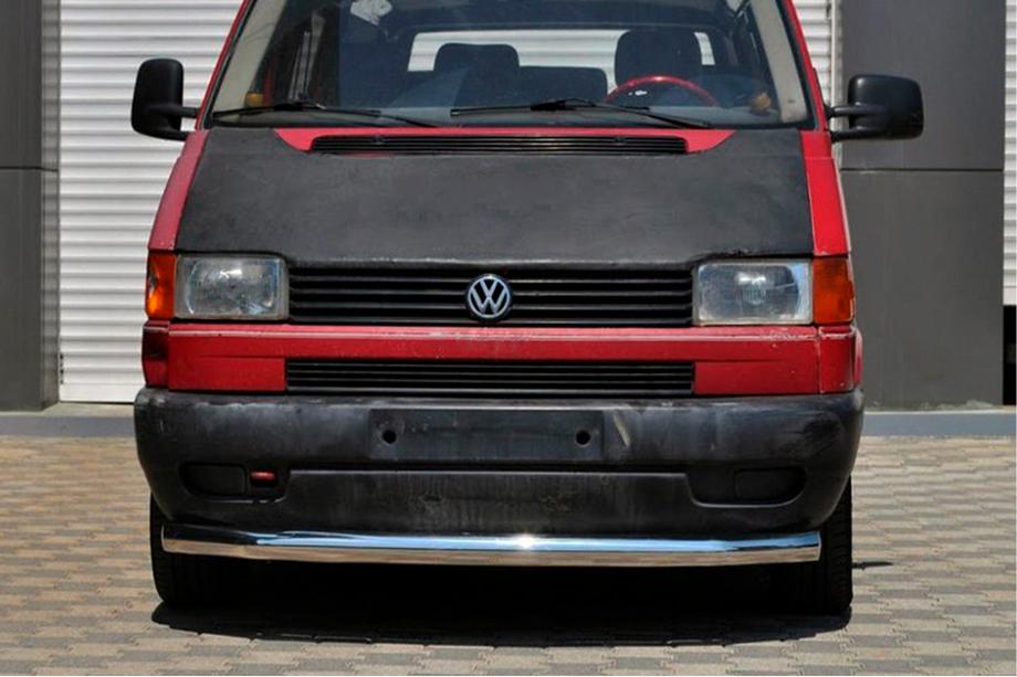 Volkswagen T4 Transporter 1990-2003 Defensa Delantera ST008 (Acero Inoxidable) 42mm Foto 3