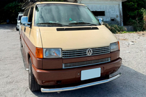 Volkswagen T4 Caravelle/Multivan 1990–2003 Defensa Delantera ST008 (Acero Inoxidable) foto 4