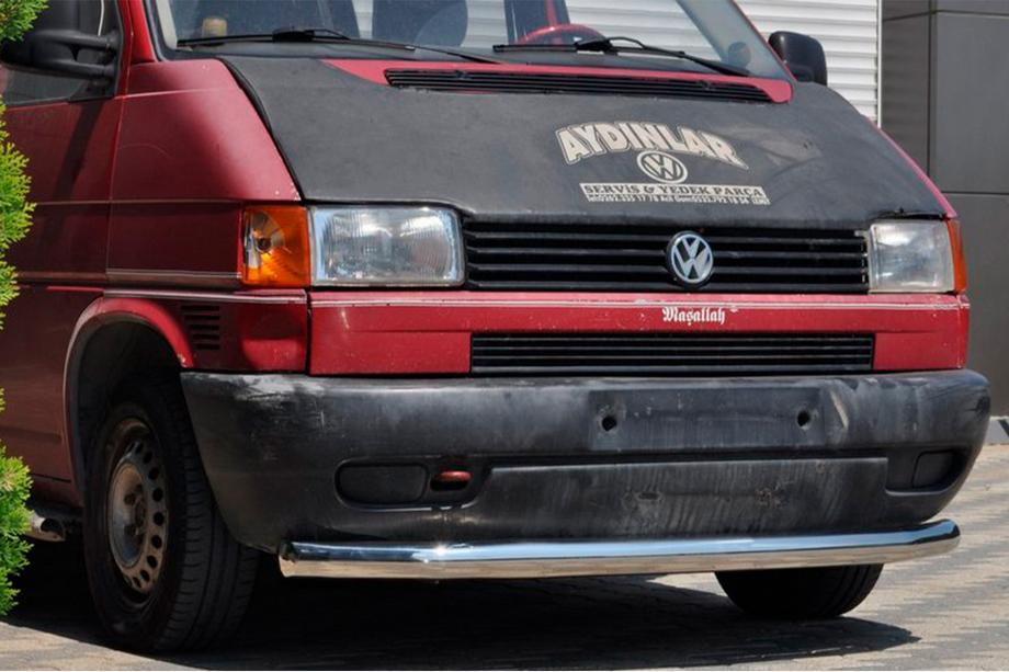 Volkswagen T4 Caravelle/Multivan 1990–2003 Defensa Delantera ST008 (Acero Inoxidable) Image