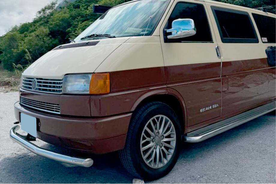 Volkswagen T4 Caravelle/Multivan 1990–2003 Defensa Delantera ST008 (Acero Inoxidable) 51mm Foto 5