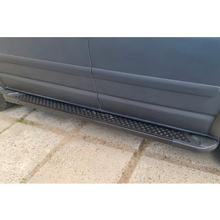 Estribos laterales tipo X5 negro (2 uds., aluminio) Volkswagen T5 Caravelle 2004-2010 foto 3