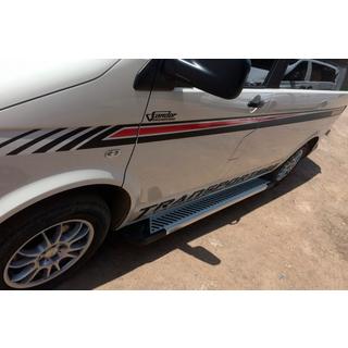 Estribos Laterales Line-Tipo (2 uds., Aluminio) Volkswagen T5 Caravelle 2004-2010 foto 3