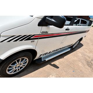 Estribos Laterales Line-Tipo (2 uds., Aluminio) Volkswagen T5 2010-2015 foto 1
