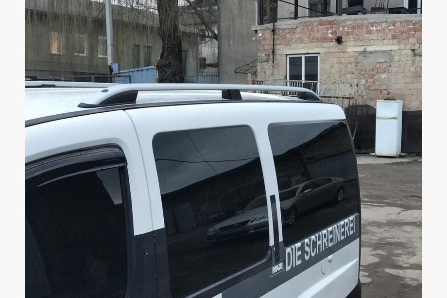 Fiat Doblo I 2001-2005 Barras de techo CROWN (gris mate) Foto 5