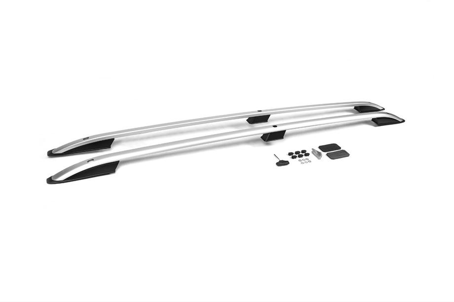 Fiat Doblo II 2010-2022 Barras de techo CROWN (gris mate) Image