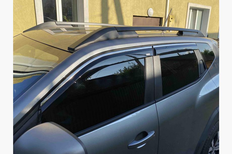 Renault Duster 2024- Deflectores de ventana con moldura cromada (4 uds, Niken) Image