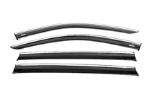 Skywell ET5/Skyworth EV6 2021- Deflectores de ventana con moldura cromada (4 uds, Niken) foto 2