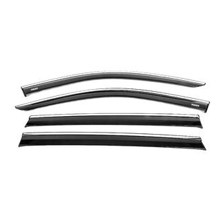 Deflectores de ventana con moldura cromada (4 uds, Niken) Skywell ET5/Skyworth EV6 2021- foto 2